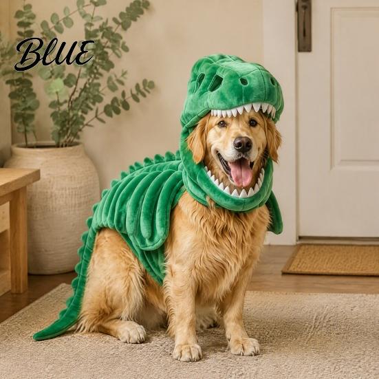 Halloween Hundeoutfit Lustiges Dinosaurier-Outfit Haustier Skelett Kostüm Katzenkostüm Cosplay für Hunde Katzen