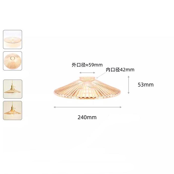 Grey 48mm 52mm 53mm Opening Chimney Glass Lamp Shade,Gray Green Cover with 55mm 56mm 59mm 60mm Reverse Hole for diy Lampshade