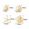 5-10pcs Stainless Steel Ocean Life Charms Starfish Fish Shell Pendant For Jewelry Making DIY Crafts Necklace Bracelets Supplies
