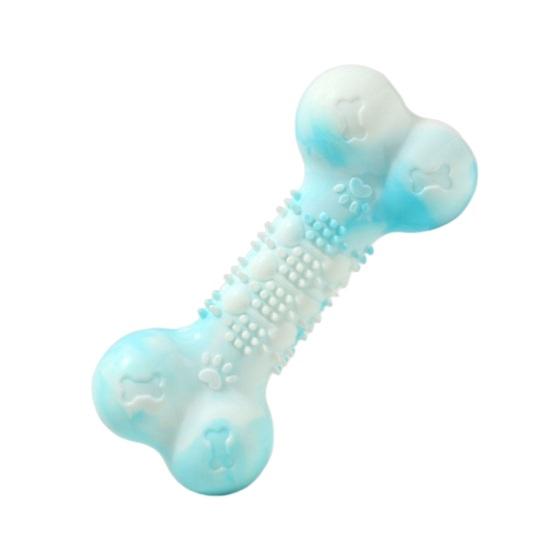 Dogs Rubber Chew Toy Cute Animal Shape Puppy Teething Toy Squeaky Dog Chew Ball with Textured