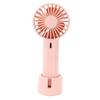 3 in 1 Mini Hanheld Fan Pink Portable Neck Fan USB Charging Desktop Fan for Home Outdoor