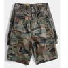 Heavyweight Cotton Men's Harajuku Retro Camo Workwear Shorts