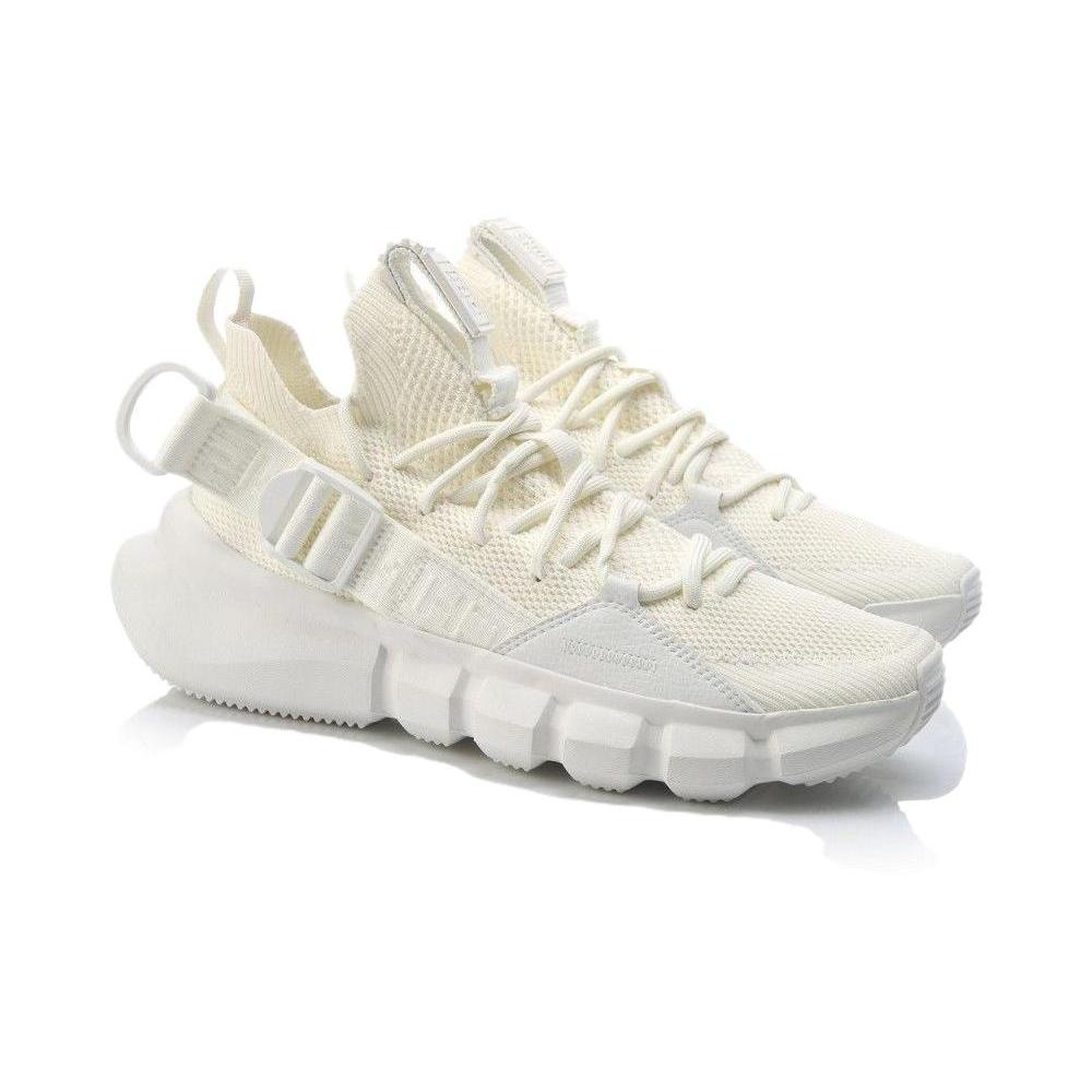 Li Ning Vintage Basketballschuhe Herren Low-Top Weiß AGBP095-2