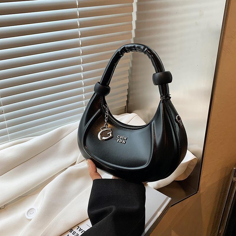 

Жіноча сумочка, сумка під пахву, вишукана, унікальна, ретро, універсальна, сумка-півмісяць на одне плече/через плече 22*9*15cm