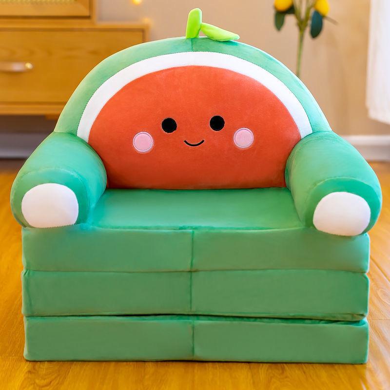 Foldable Cartoon Animal Plush Sofa Chair for Kids