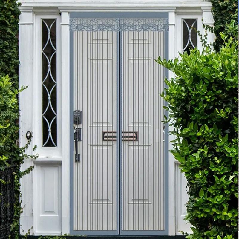 Magnetic Door Screen Big Size Door Magnetic Mosquito Net Insect Proof Flight Summer and Kitchen Indoor Invisible Net Magnetic Door Mesh Net