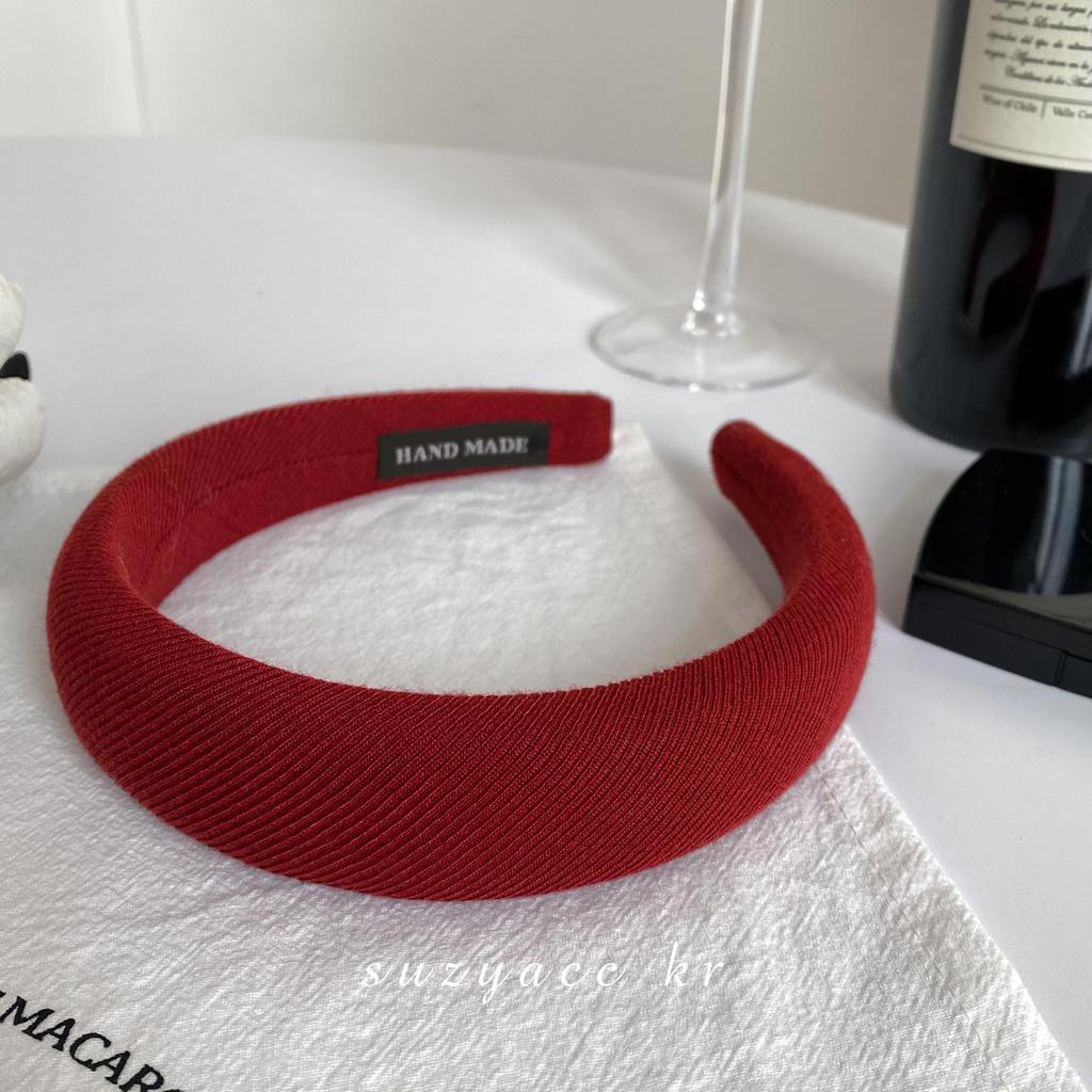 Hochwertiges rotes Neujahrs-Haarband für Damen, Retro-Haarspange, Weihnachts-Haarband Haarschmuck