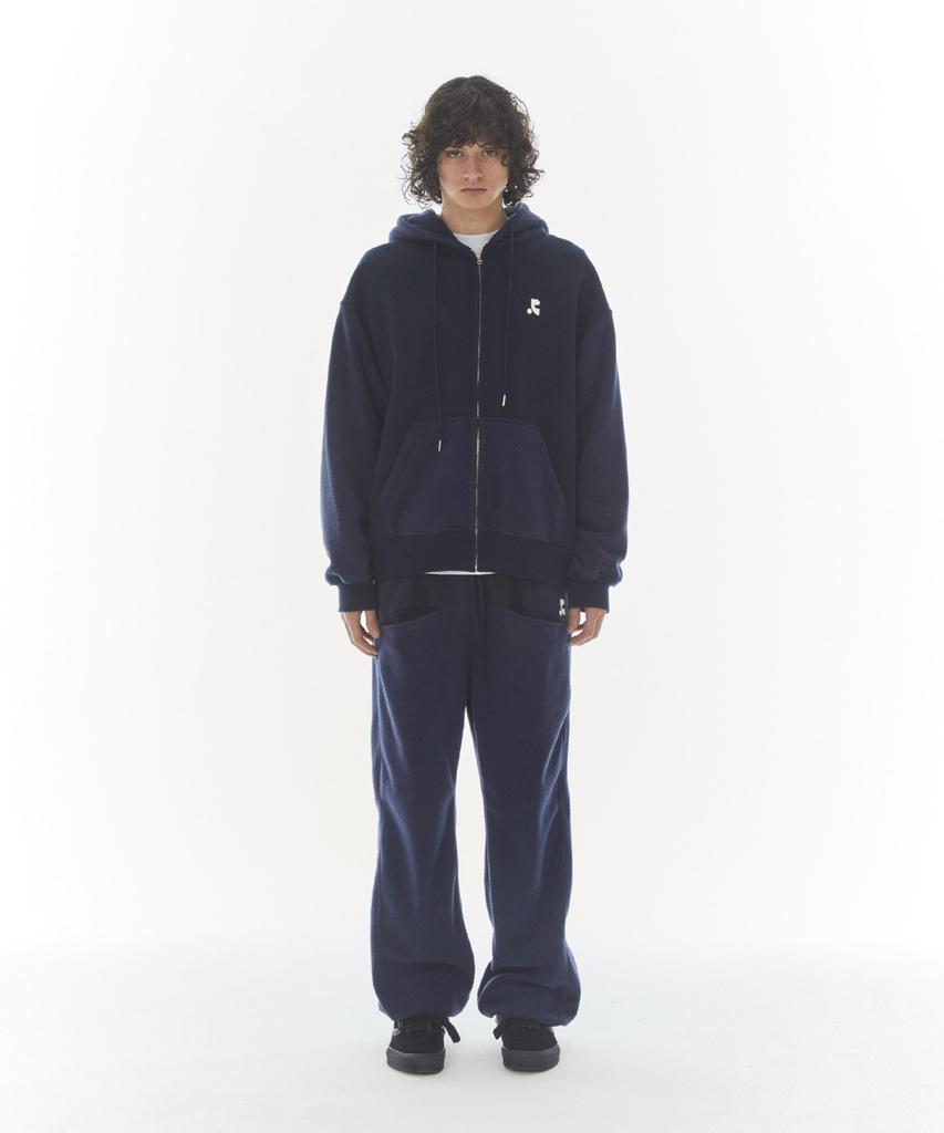 REST&RECREATION Coloration Fleece Jogger Pants - Navy