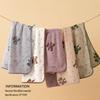 Cartoon Cute Bear Coral Fleece Quick-Dry Bath Towel - Soft, Thick, Absorbent, and Shed-Resistant