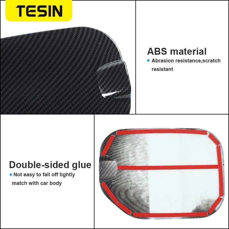 TESIN for Ford F150 2021 2022 2023 2024 2025 Car Fuel Tank Cover Gas Oil Filler Cap Decoration Stickers Exterior Accessories