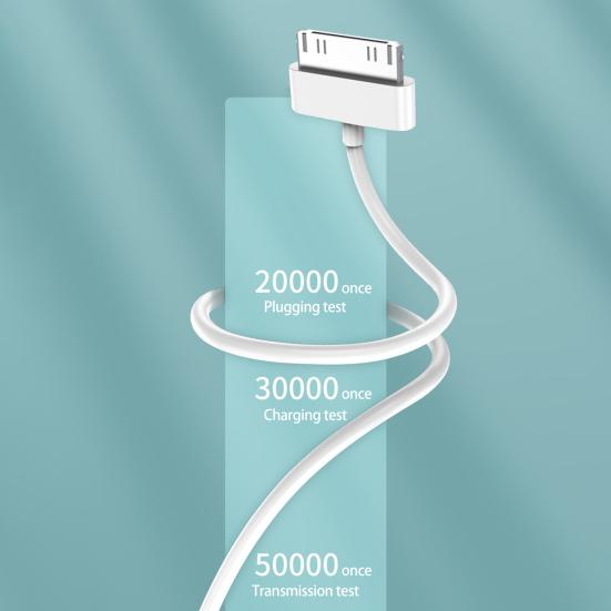 Thickened Electric Core Anti-interference Anti-bending Anti-breaking Stable Current Phone Data Cable 30pin USB