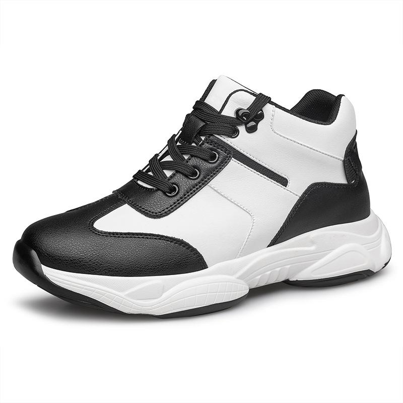 Inner height increase 8CM men's shoes sports and leisure shoes fashion trend versatile breathable dad shoes increase 6CM