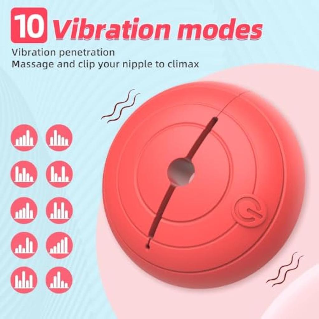 Nipple Clamps Massager Vibrator Adjustable Remote Control Breast Stimulation Sex Toys Female Pleasure Adults Products for Women