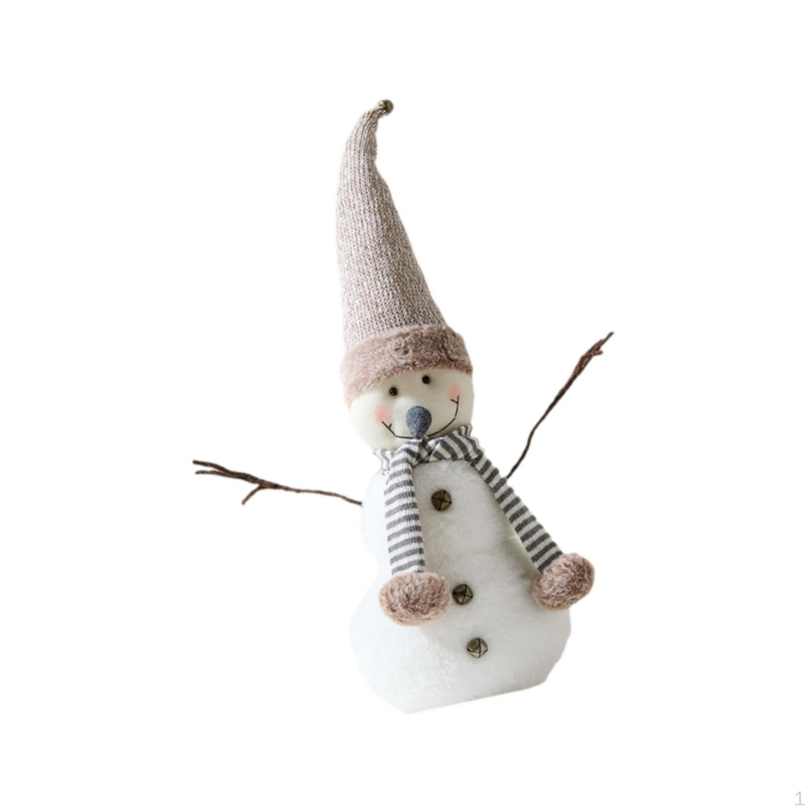 

Рождественская кукла-снеговик, украшение, декор, милая зимняя тема, дисплей, ремесло, настольная 60cmx25cmx14cm