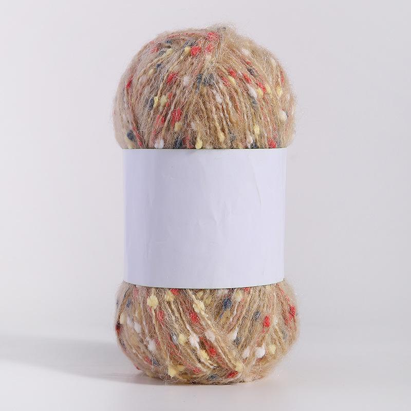 Kolorowa moherowa polarowa ręcznie tkana nić DIY do szalików, czapek, toreb, ubrań i lalek