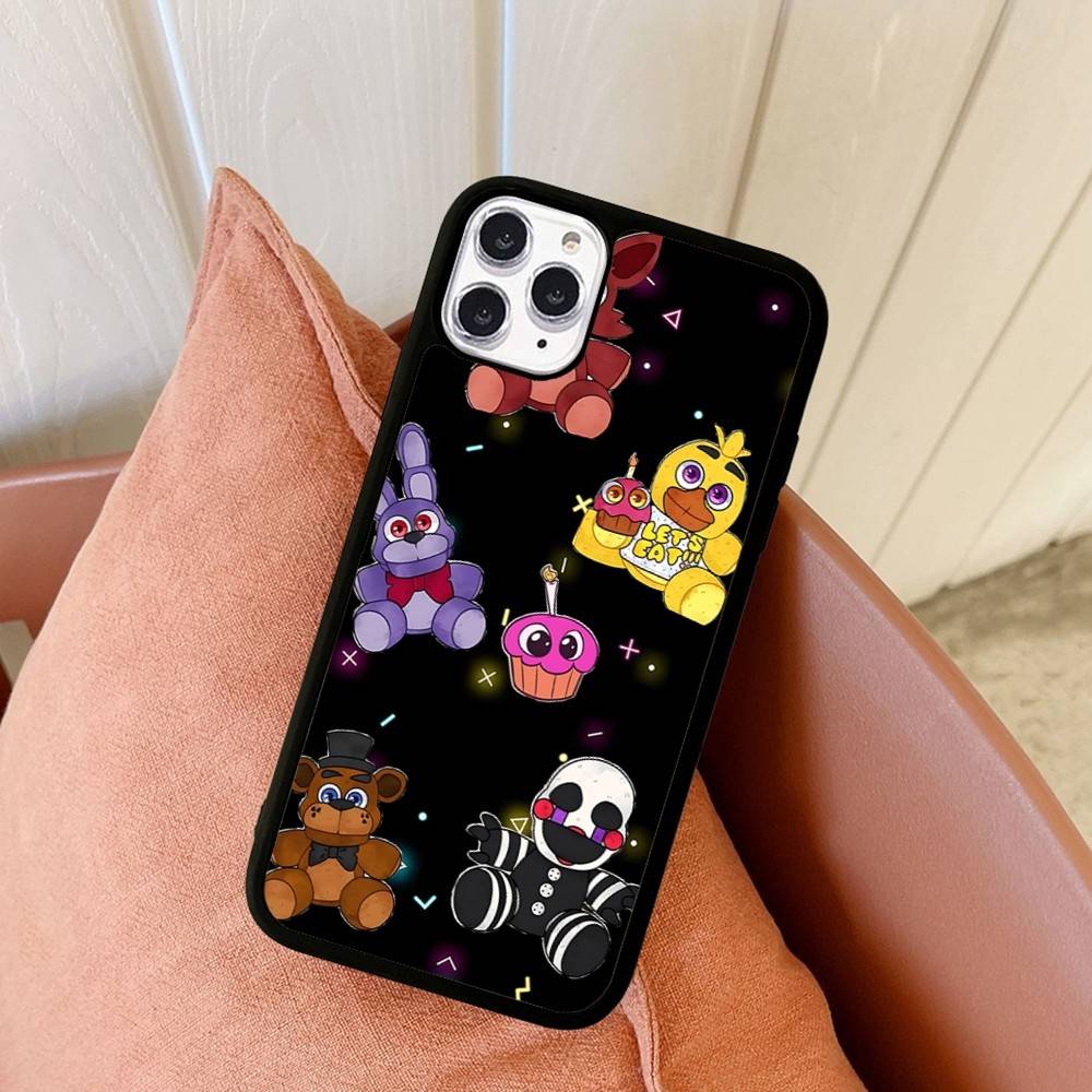 Fnaf Five-nights-At-Freddys Anime For iPhone 17 16 15 14 13 12 11 Mini Pro Max Plus PC+TPU Back Phone Cover
