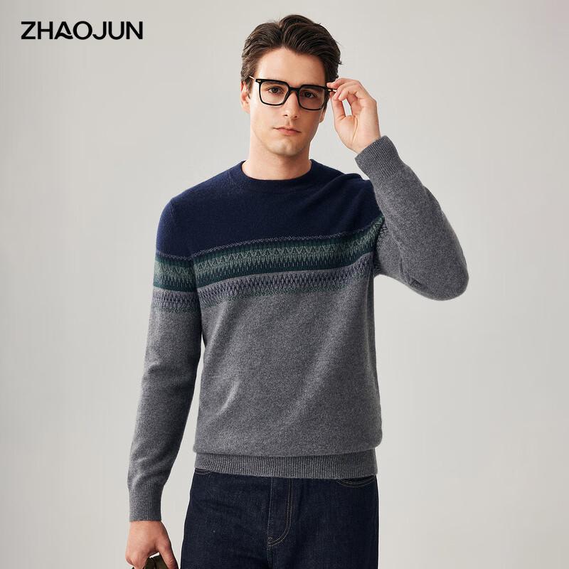 

Men s 100% Cashmere Jacquard Knit Sweater