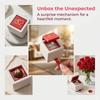 Rotating Pull Out Jewelry Box 3D Printed Couple Surprise Declaration Gift  Christmas Gift
