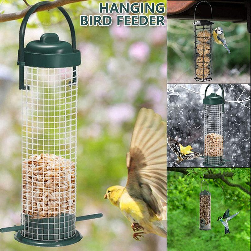 Hängendes Vogelfütterungswerkzeug, Gartenkoppel, Vogelfutterspender, Heimtierbedarf, Außendekoration, Wildvogelfutterspender, PVC-Rohr-Futterspender