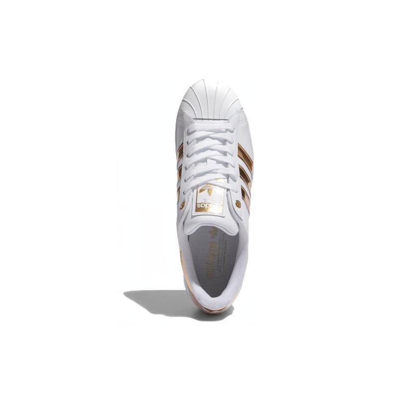 Adidas Damen Superstar Bold 'Weiß Gold Metallic' Damen Sneaker FV3340