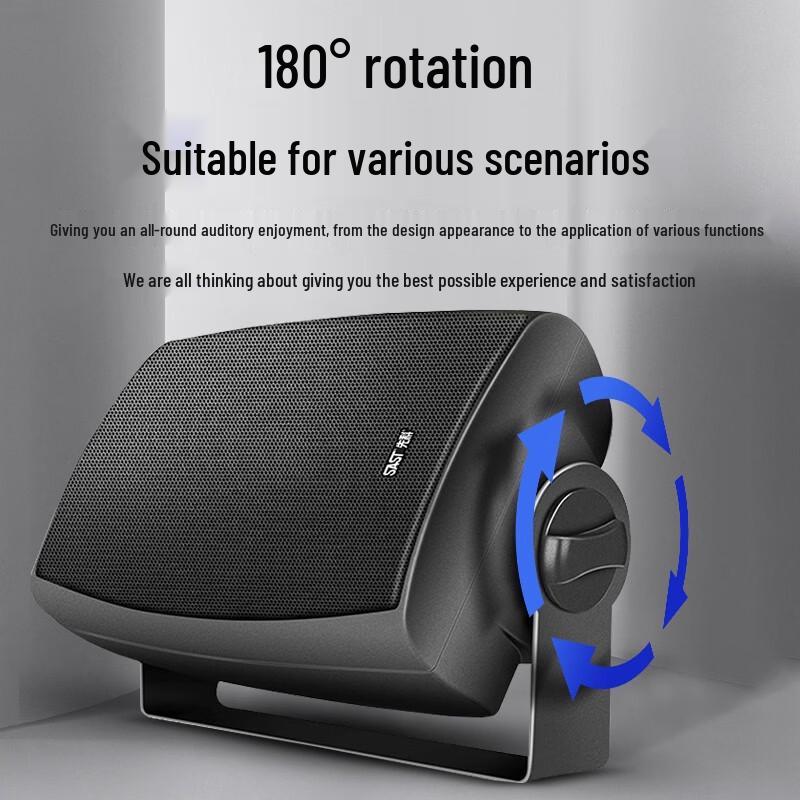 SAST Commercial Wall-Mounted Speaker System with Amplifier (CN Version)