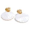 Yhpup Ocean Style Starfish Shell Big Drop Dangle Earrings for Women Stainless Steel Summer Beach Holiday Daily Jewelry 2025
