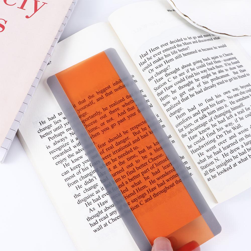 Transparent Reading Bookmarks Reading Highlight Strips Reading Guide Strip Highlight Bookmarks