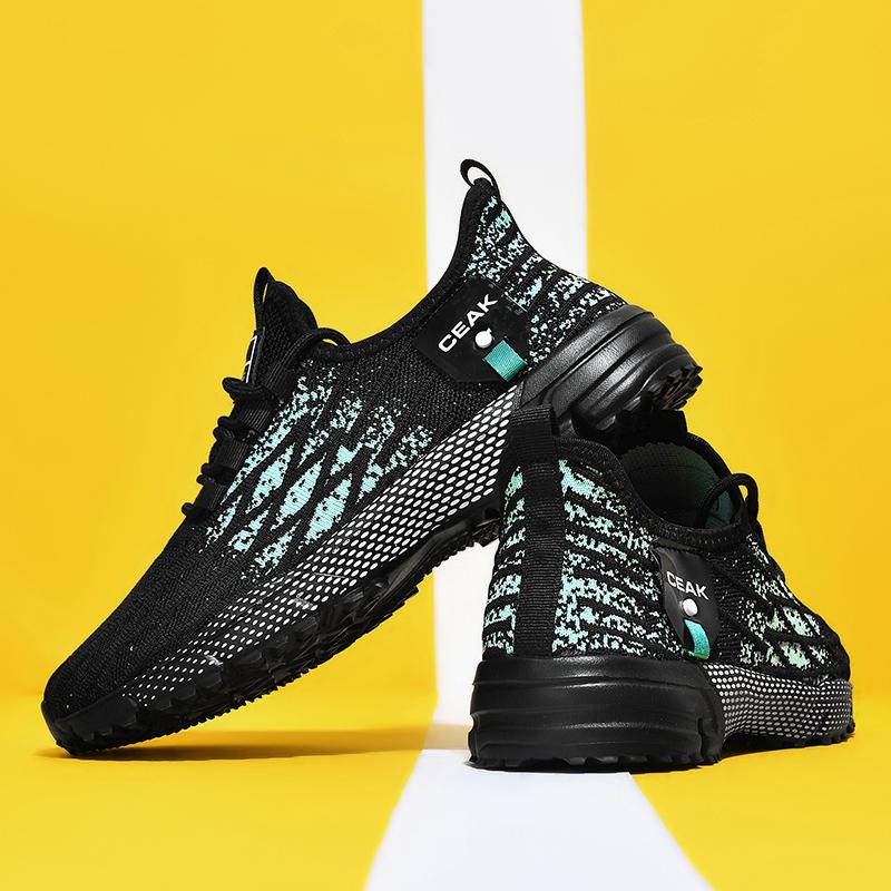 Scarpe da Passeggio da Uomo Taglia Grande Design Retrò Trendy Ammortizzazione Antiscivolo Strada Quotidiano Jogging Leggere Sneaker Casual da Uomo