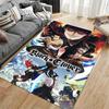 Black Clover Anime Carpet Suitable As a Non-slip Mat for the Living Room or Bedroom Sofa
