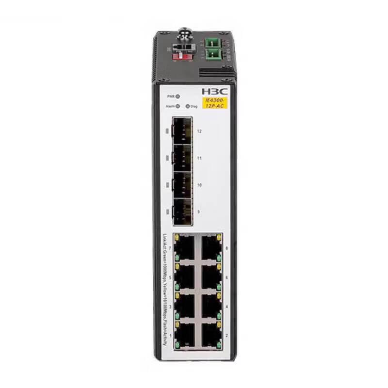 H3C IE4300-12P-AC 12-Port Gigabit Managed Industrial Ethernet Switch