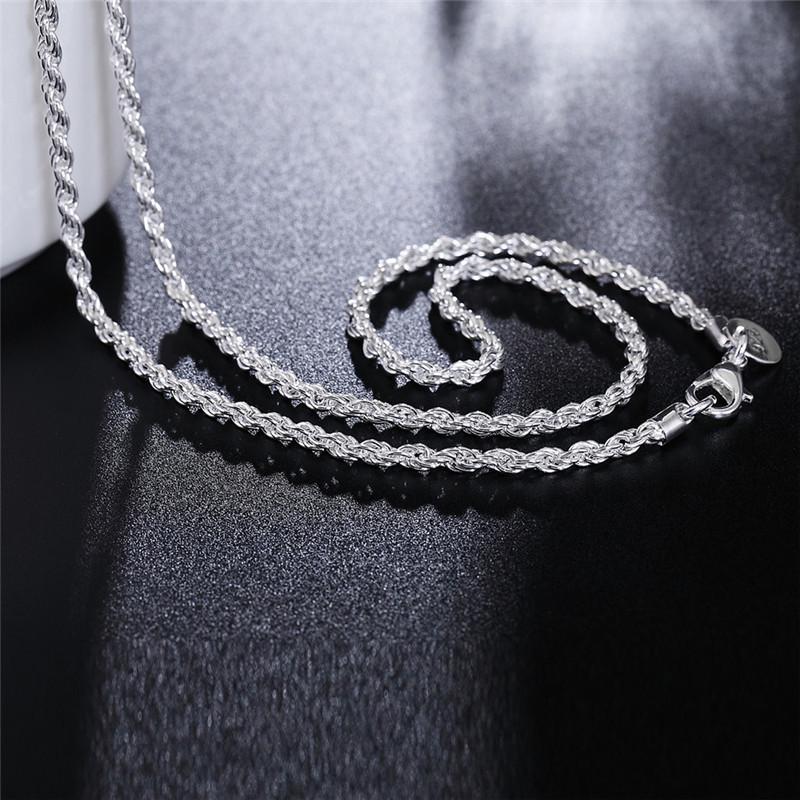 40-60cm Rope Chain 3mm Hot Sale Fashion Cute Women Men Link Necklace Jewelry for Pendant