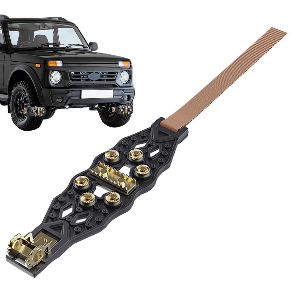 TPU Car Tire Snow Chains Set Adjustable Anti-Slip Ice Breaker Chains For Cars Light Trucks & SUVs Durable Winter Tire