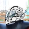 ORZ-991-Unisex Flip Up Motorcycle Helmet, Tough ABS Shell Dual Sun Visor, DOT Standard Impact Resistant Touring Helmet