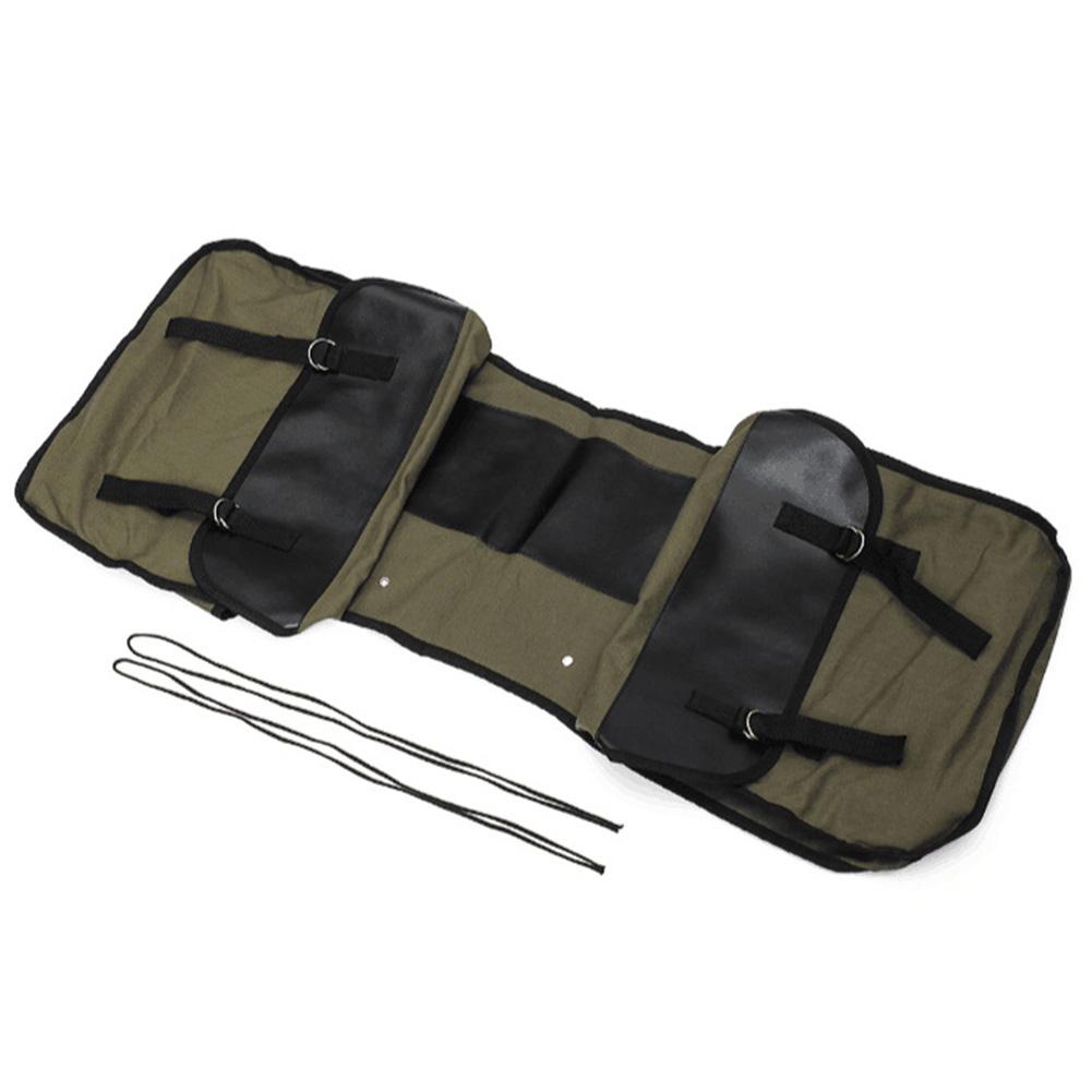 Geantă de șa Rucsac universal de pânză Carry Bike Tail Geantă de șa Geantă de scaun pentru motocicletă Bagaj pentru cal