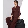 Xinfeiyu Women's Waist-Cinching Business Suit Set