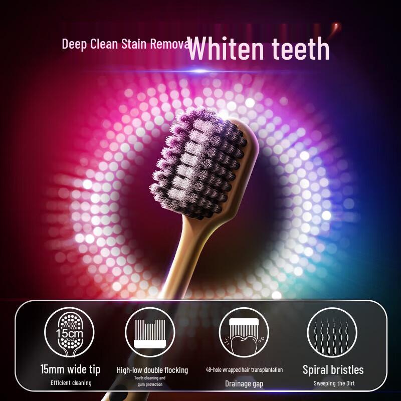 Colgate Rapid White Toothpaste & Charcoal Toothbrushes Set