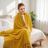 Nordische Woll-Sofa-Decke - Herbst/Winter Gemütlich Gestrickt für Klimaanlage, Weihnachten, Autonickerchen und Kissen