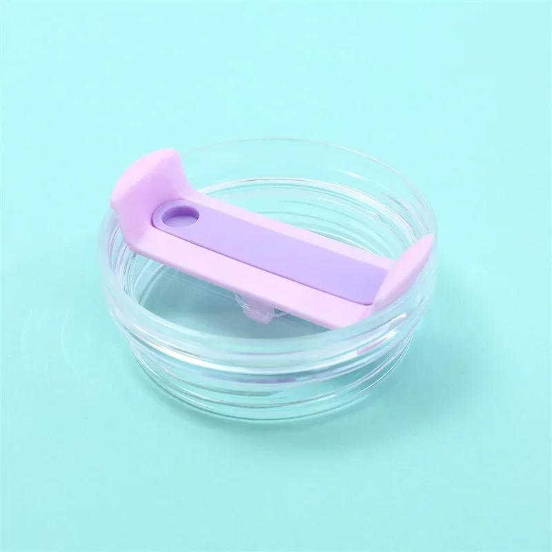 Splash Resistant Cup Cover Replacement Lids for Most 40 Oz Tumbler with Handle Cap Fit Water Bottles 40oz Mug Cup Accessories