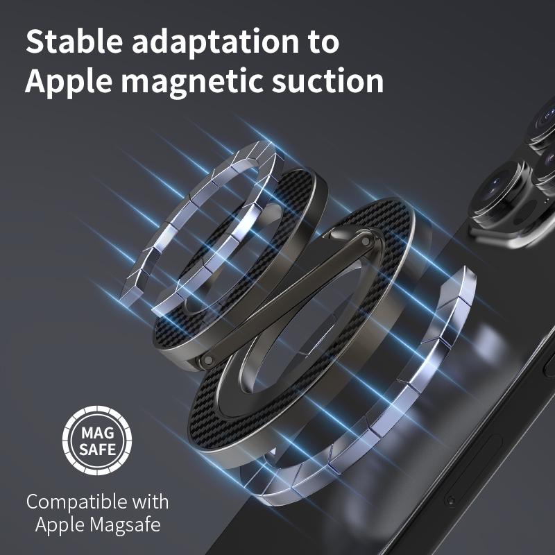 For MagSafe Double Sided Magnetic Phone Ring Holder Portable Folding Cellphones Stand Phone Accessories Support Bracket Grip