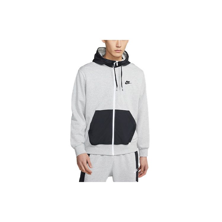 Nike Sportswear Men s Full-Zip Hoodie Grey CZ9945-050 M