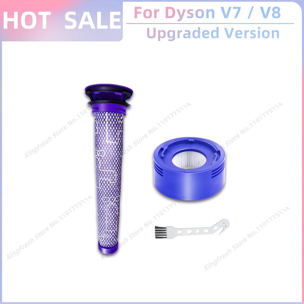 Compatible For Dyson V7 V8 Pre Filter Post Filter Replacement Parts Accessories Vacuum Front and Back Washable Filter