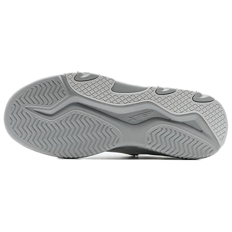 Xtep Dark Flow Comfortable Versatile Non-Slip Wear-Resistant Low-Top Skate Shoes Women sneaker Gray 975218310002-4