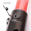 26CM Wiederaufladbarer Rot/Blauer Zweifarben-Verkehrsstab mit Stroboskop, Magnet & Fluoreszierendem Stab