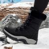 TUINANLE Fashion Snow Boots Women Large Size Cotton Shoes Plush Warm Casual Winter Boots Casual Non Slip Cotton Shoes