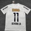 1213 Season Brazil Santos Jersey Santos Commemorative Edition No. 11 Neymar Short-sleeved Football Jersey Retro Top