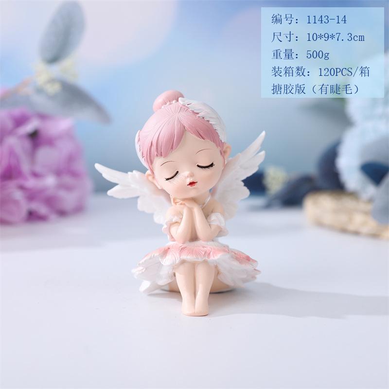 Elegant Ballet Girl Figurine, Perfect Valentines Day and Birthday Gift for Dreamy Angel and Fairy Tale Enthusiasts
