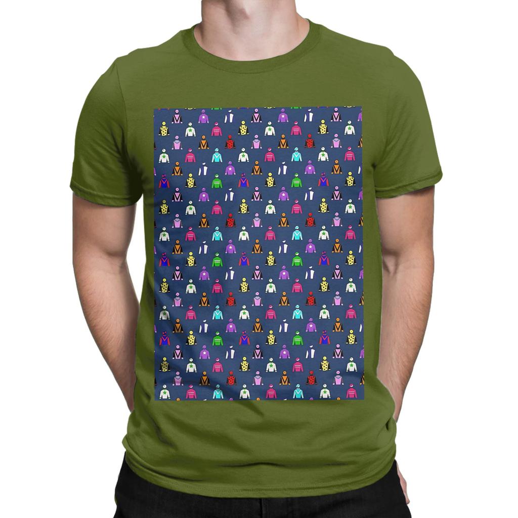 Horse Racing Jockey Silks Graphic Funny 100 Cotton Tshirt Horse Racing Jockey Silks Tees Tops For Unisex