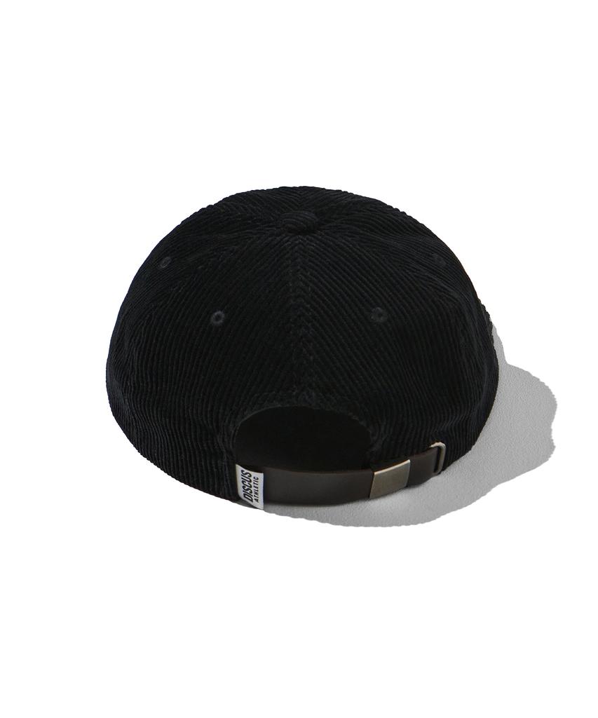 DISCUS ATHLETIC Logo 5-Panel Corduroy Cap Black
