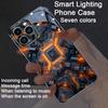 PCBA Mechanical Flash Light Phone Case For iPhone 17 Air 16 15 14 7 8 Plus 13 12 11 Pro Max Full Protect Glass LED Phone Fundas