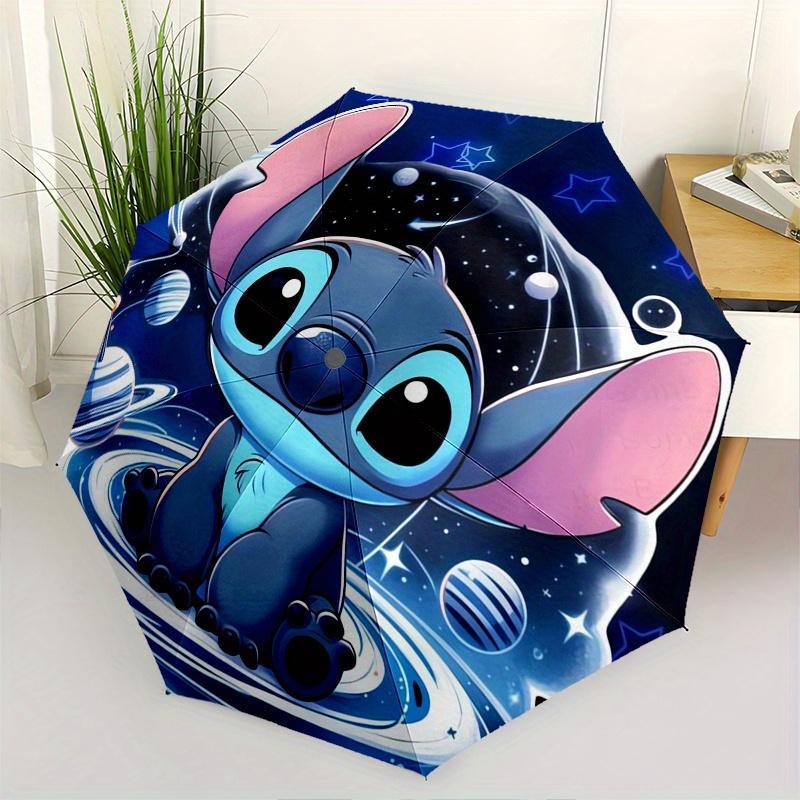 

Stitch, Cosmic Adventure Themed Automatic opening and closing folding umbrella, 8-rib windproof, compact travel design, suitable for all occ